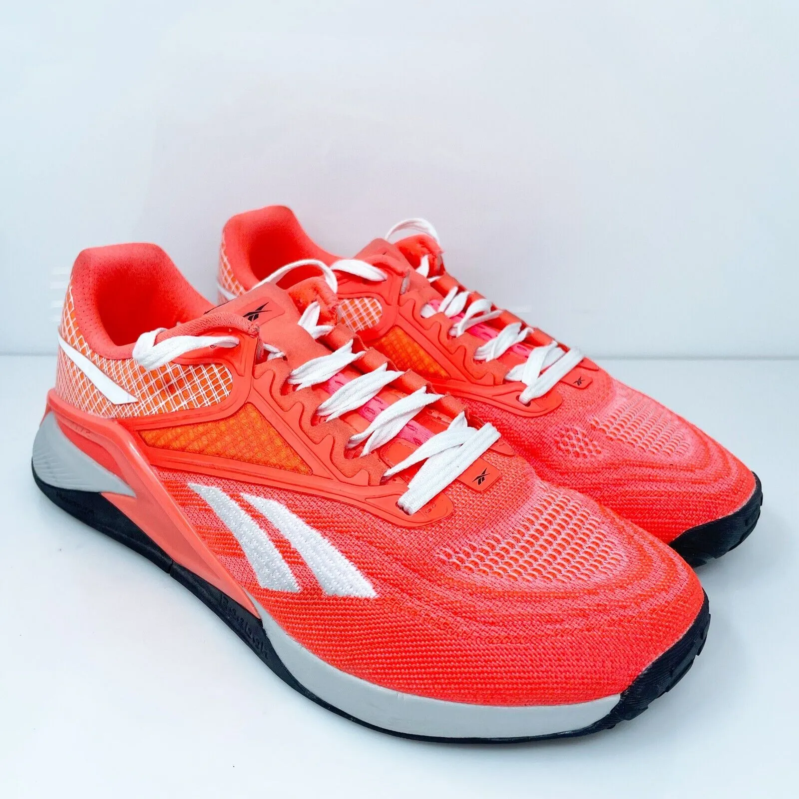 Reebok Womens Nano X2 GX6593 Orange Running Shoes Sneakers Size 8.5