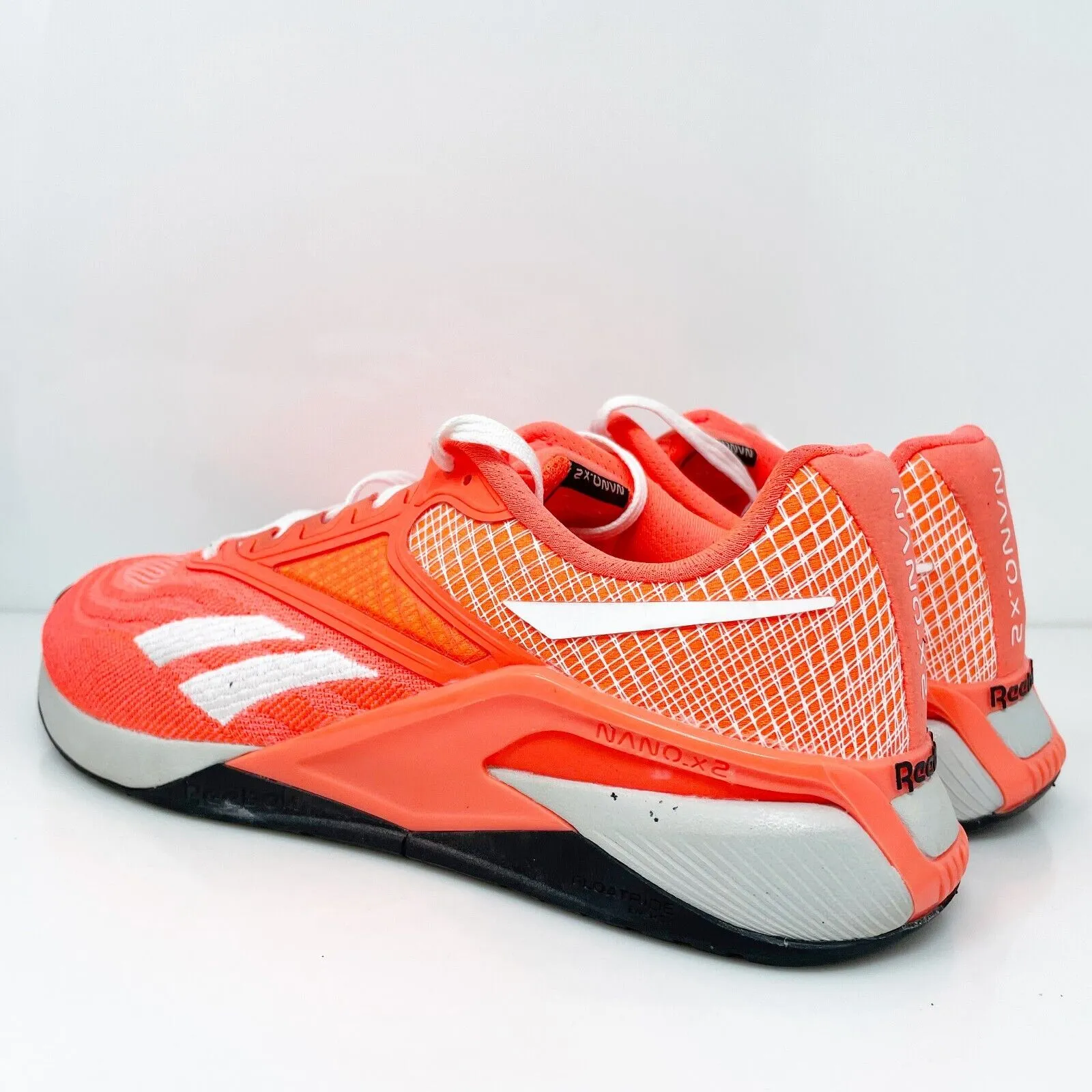 Reebok Womens Nano X2 GX6593 Orange Running Shoes Sneakers Size 8.5