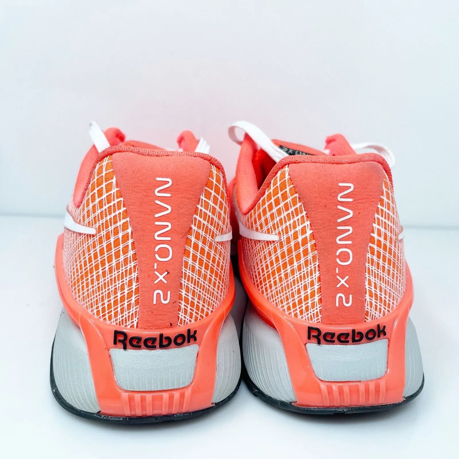 Reebok Womens Nano X2 GX6593 Orange Running Shoes Sneakers Size 8.5