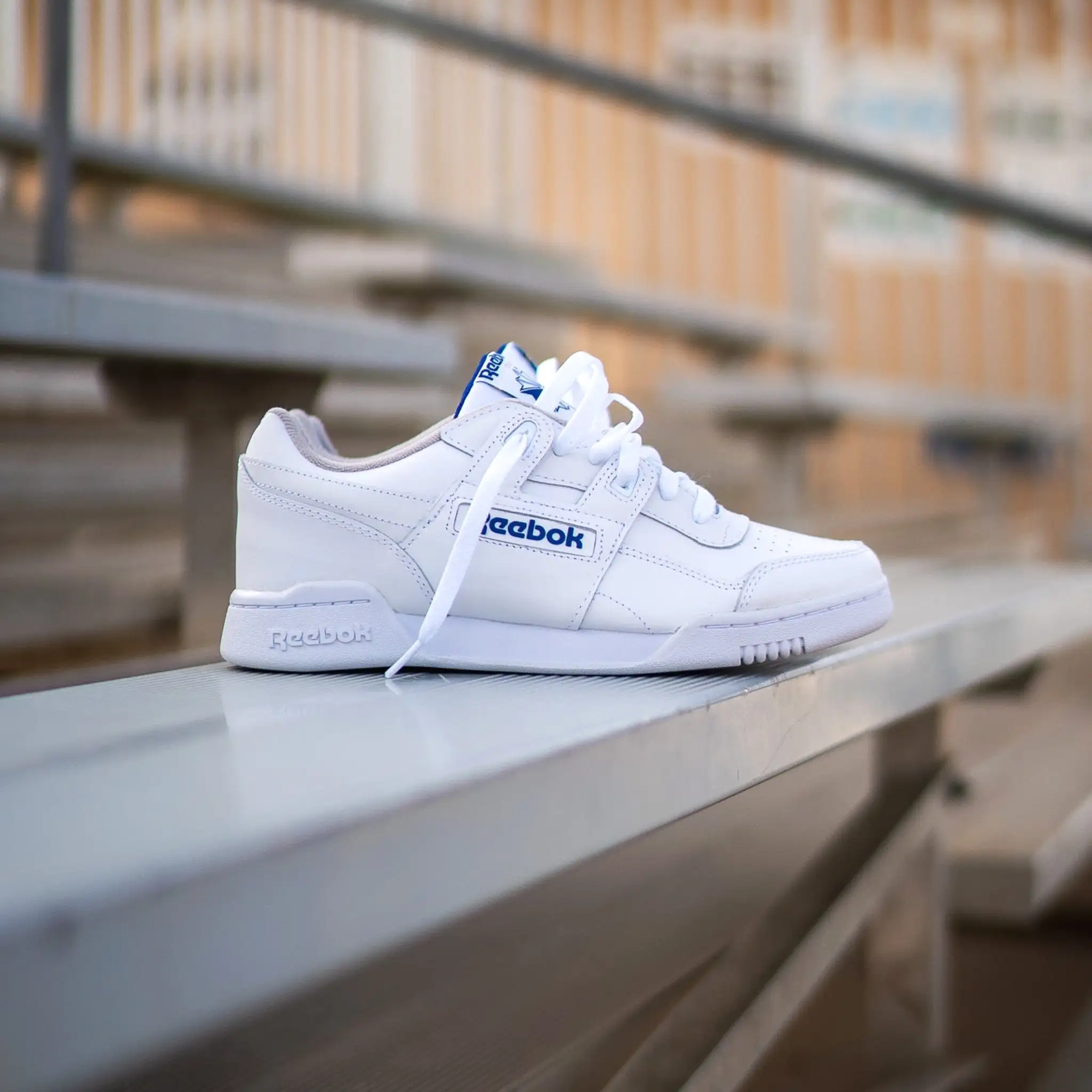 Reebok Workout Plus (White/Royal)