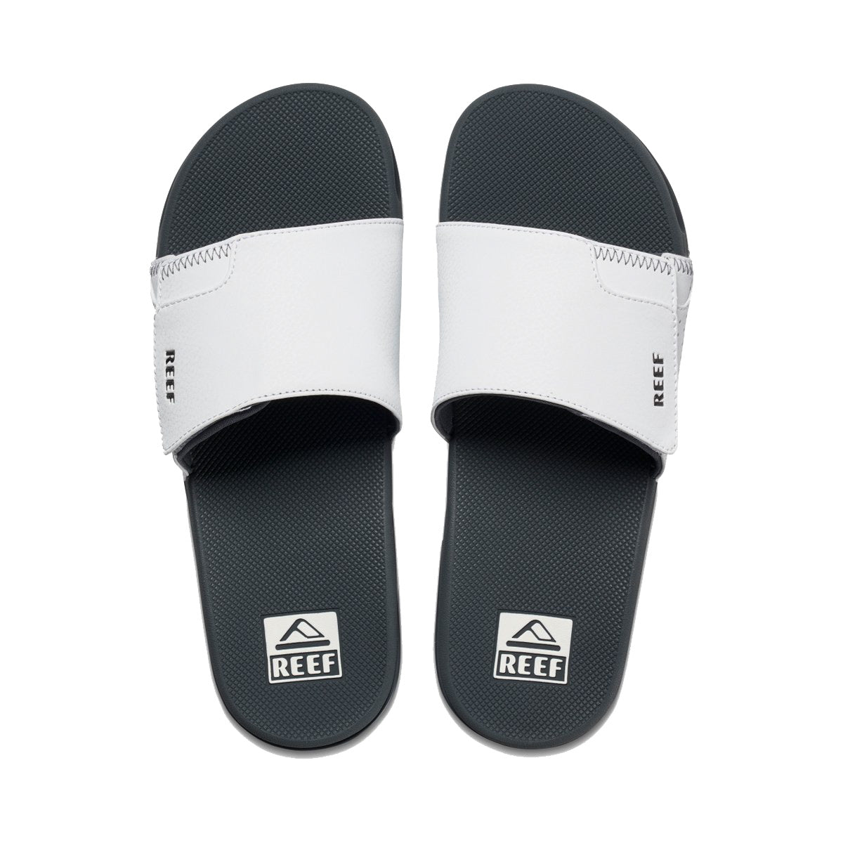 Reef FANNING SLIDE GREY WHITE   