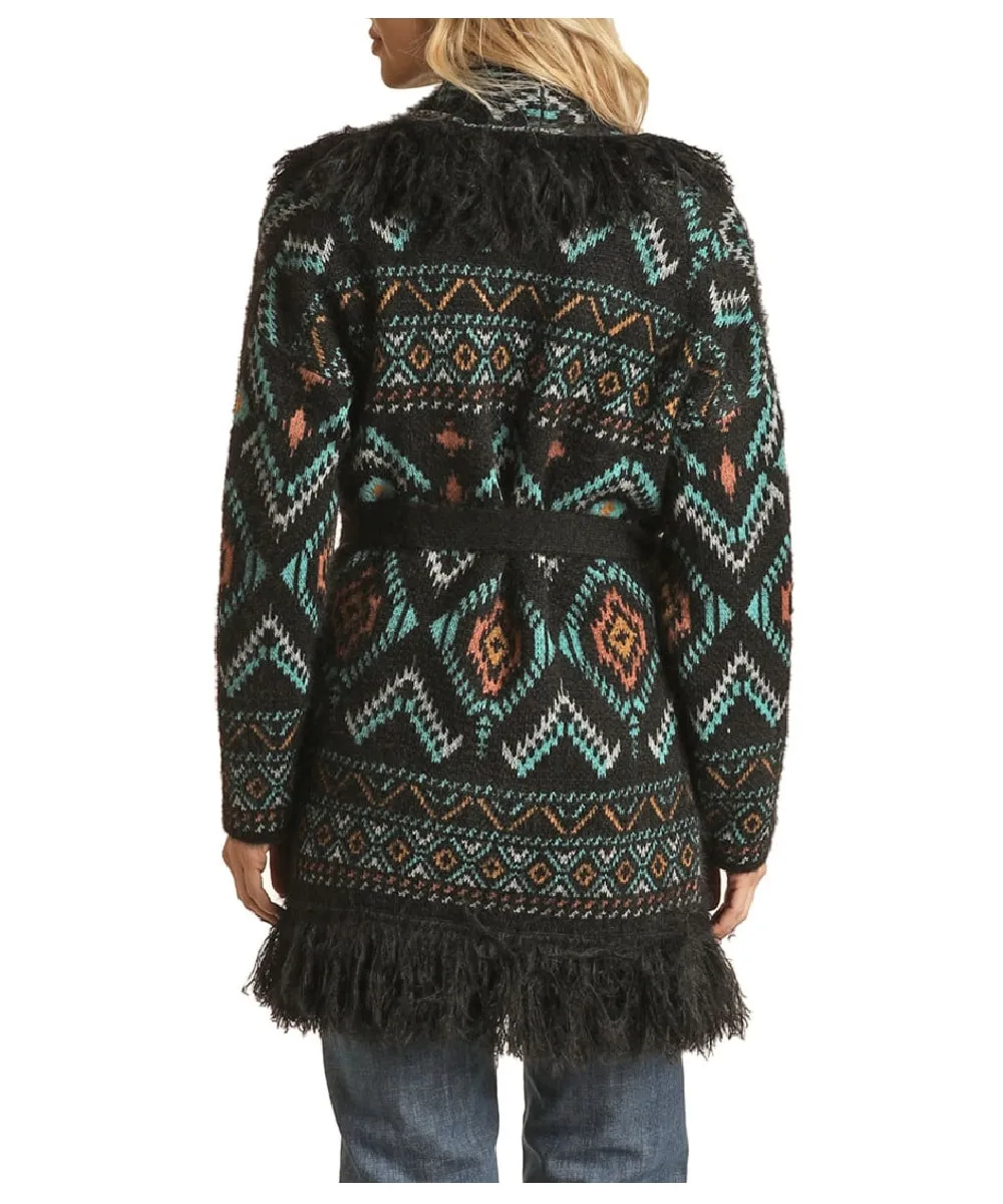 Rock & Roll Cowgirl Women's Aztec Cardigan