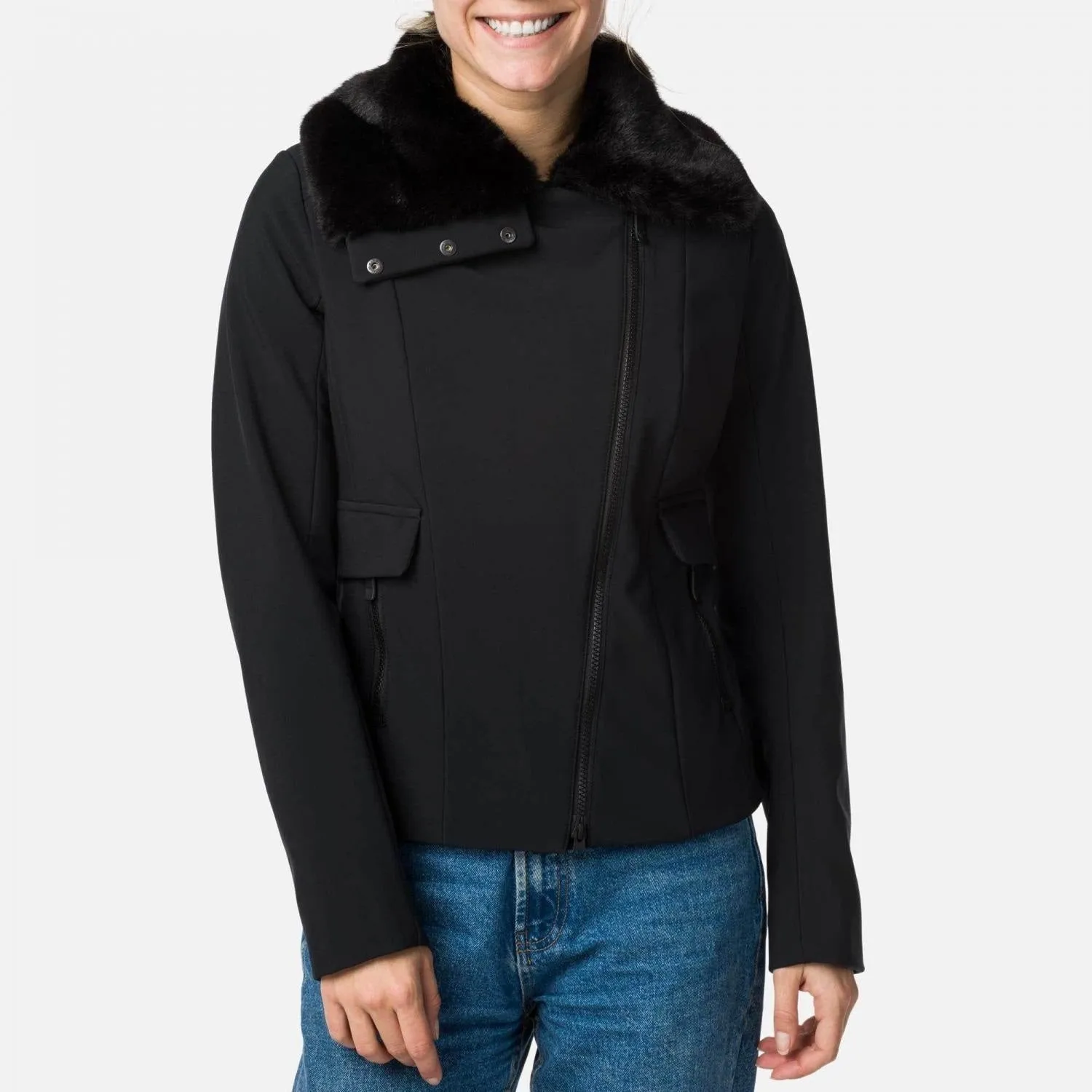 Rossignol Womens Josiane Softshell Jacket in Black