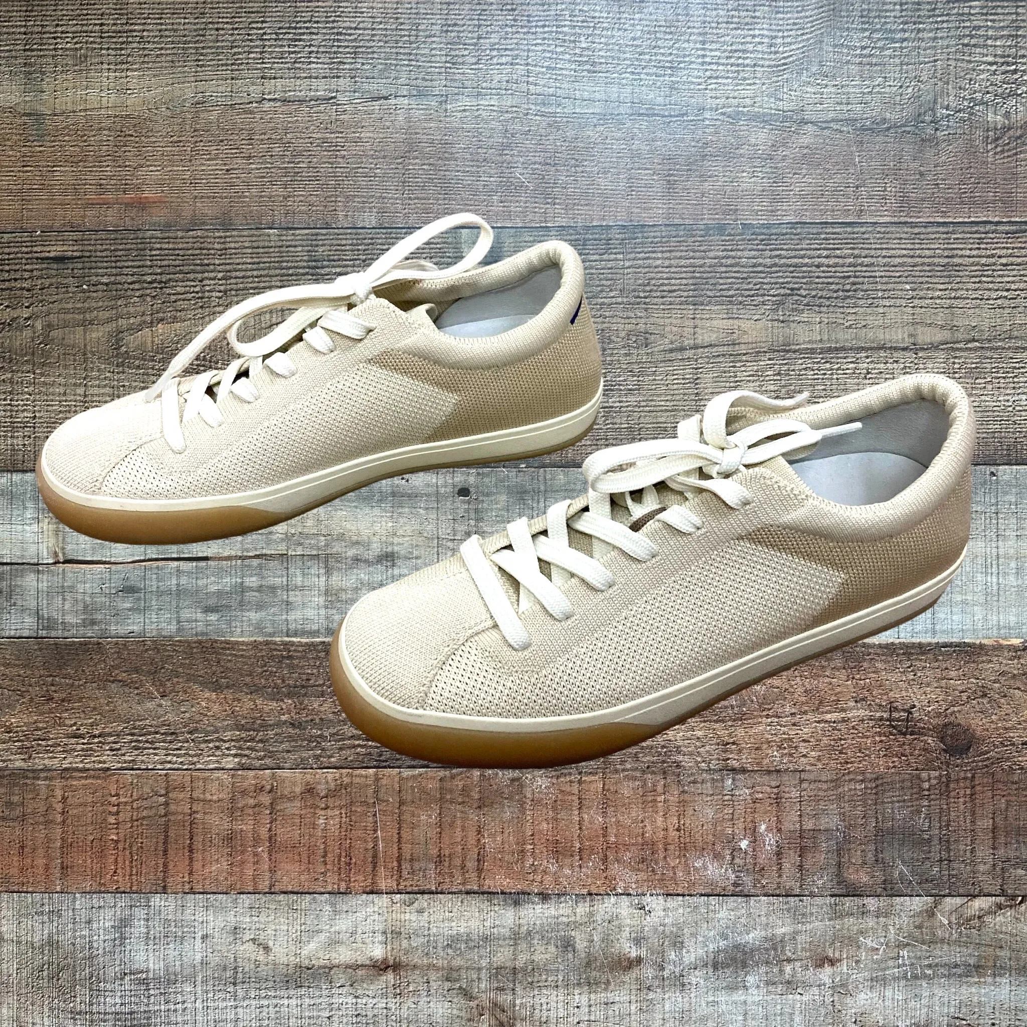 Rothy's Beige Sneakers- Size 7.5 (Great Condition)