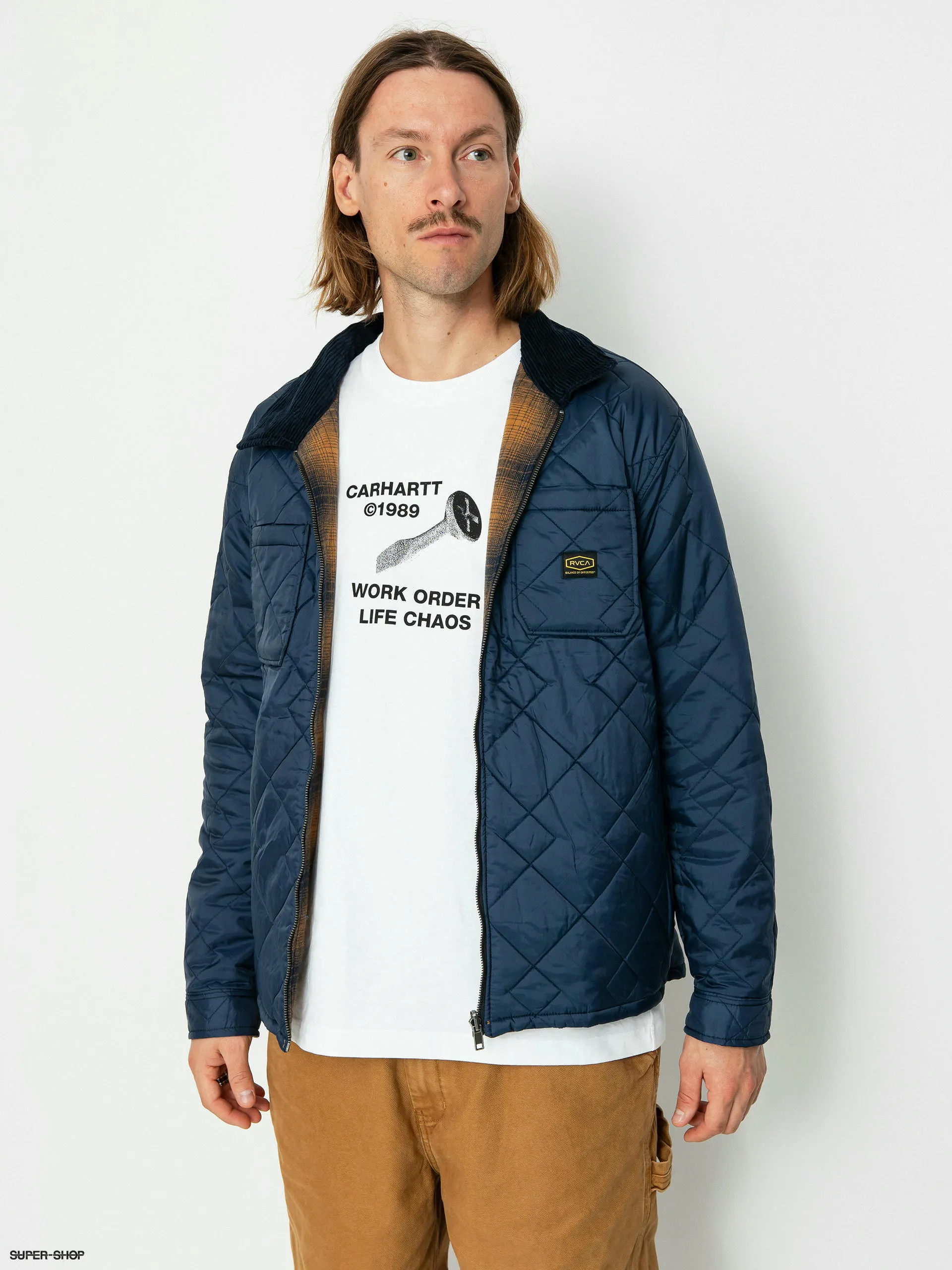 RVCA Dayshift Reversible Jacket (navy)