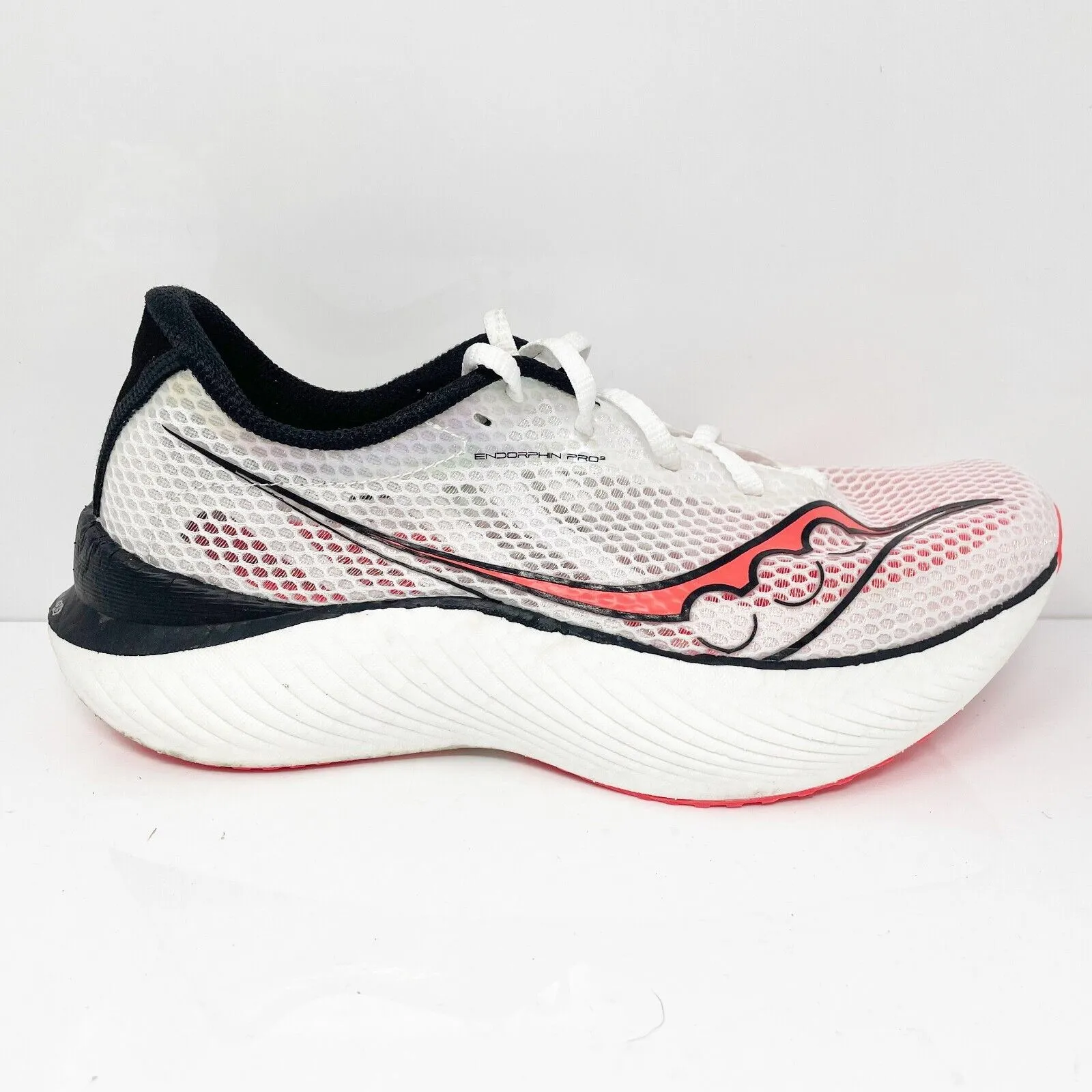 Saucony Womens Endorphin Pro 3 S10755-85 White Running Shoes Sneakers Size 10