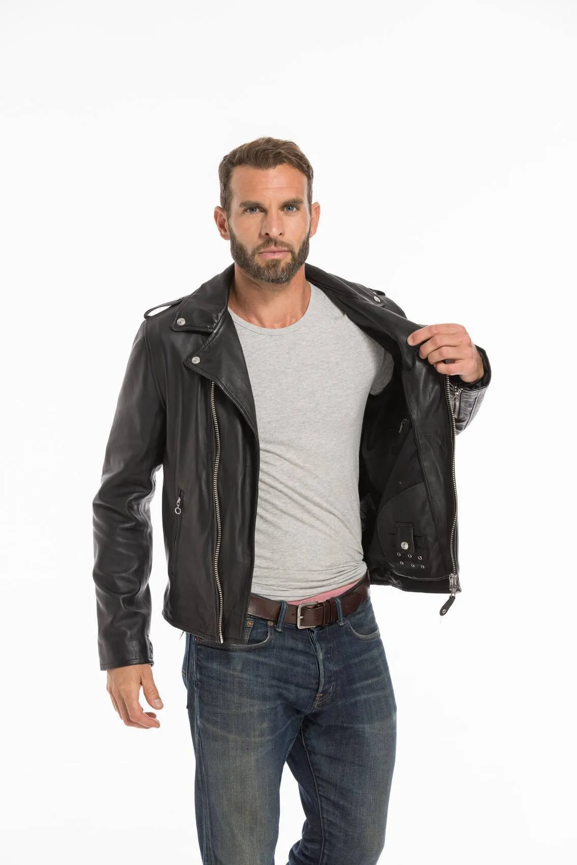 Schott lc 1140 black lambskin leather jacket