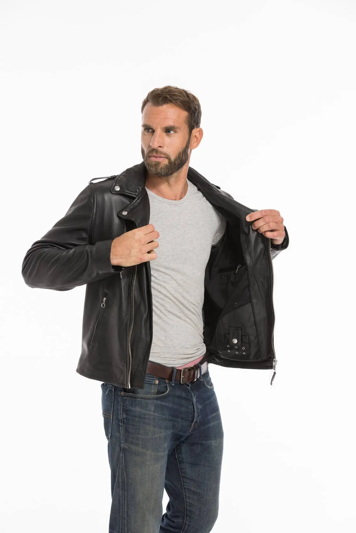 Schott lc 1140 black lambskin leather jacket