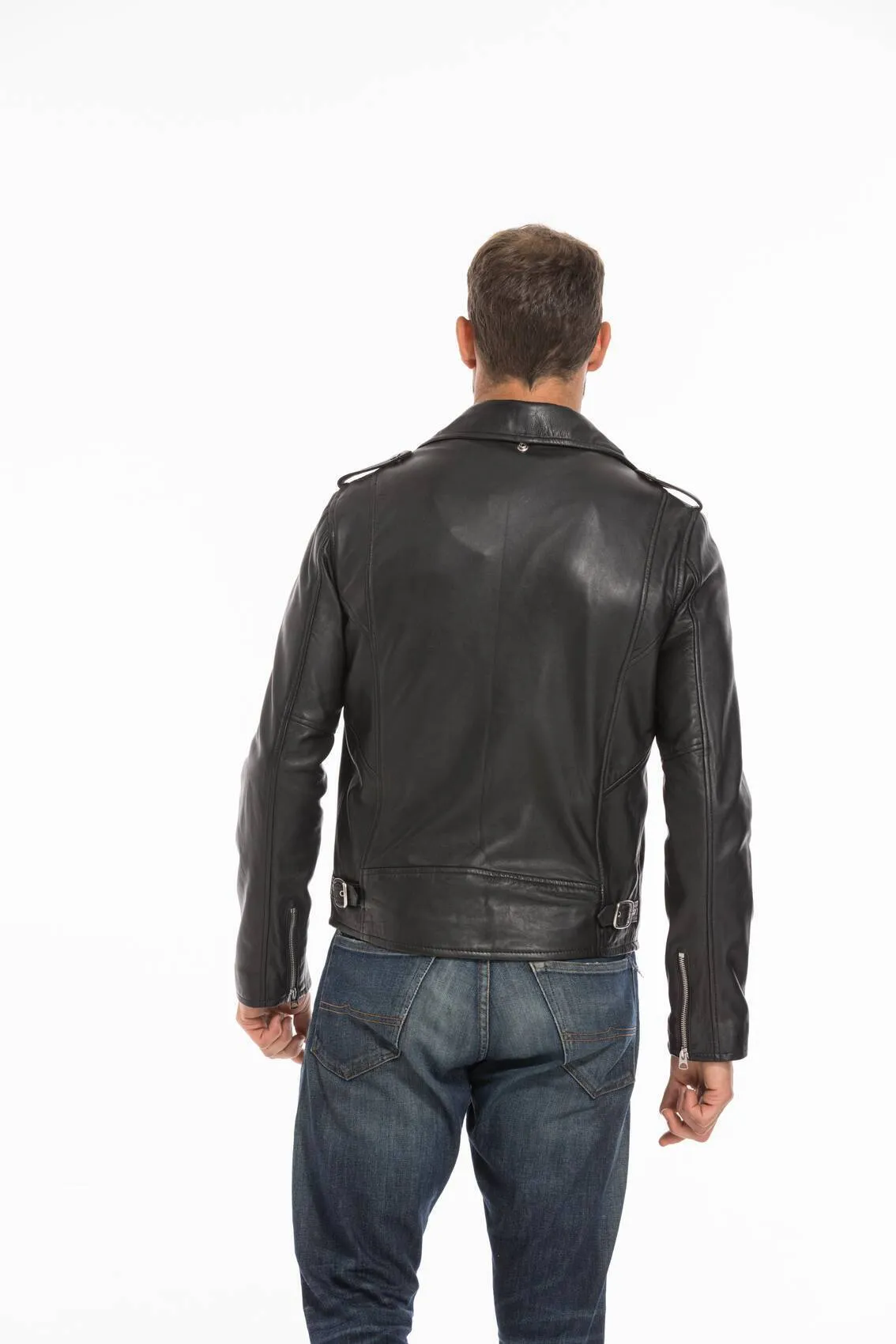 Schott lc 1140 black lambskin leather jacket