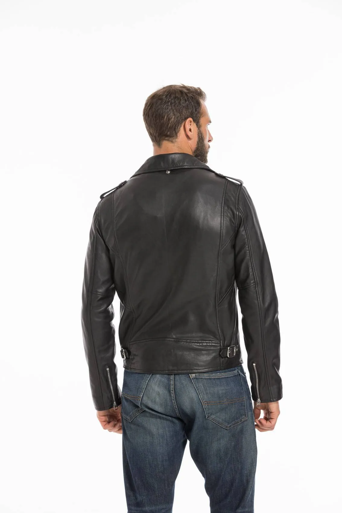 Schott lc 1140 black lambskin leather jacket