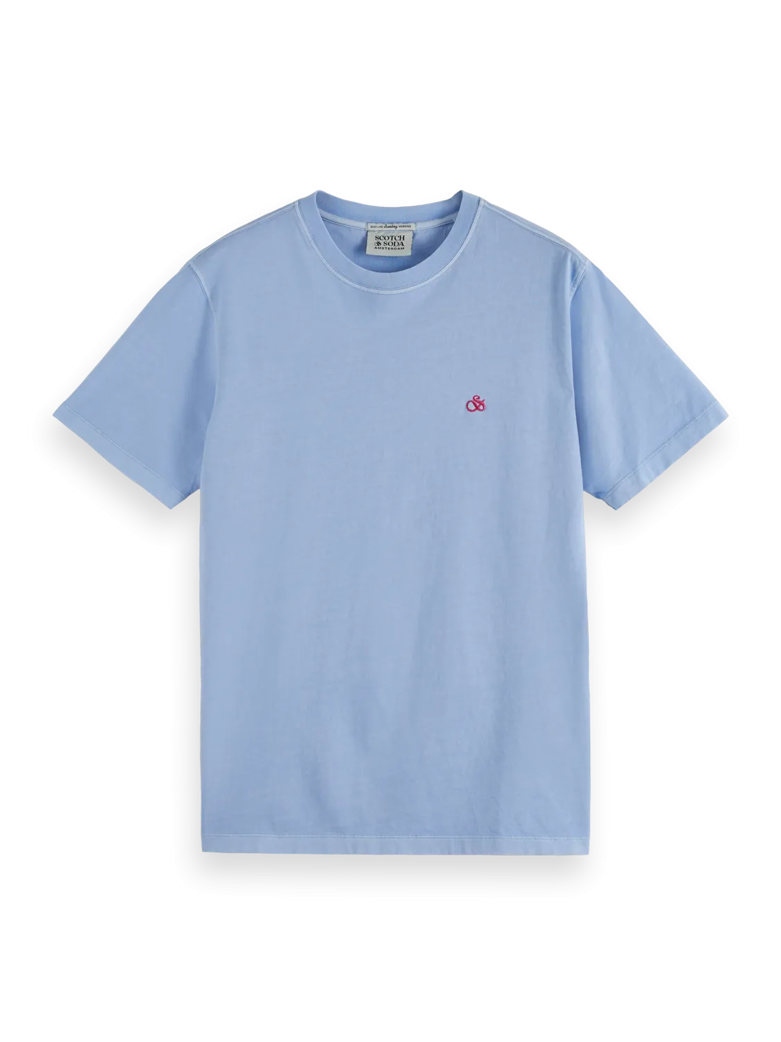 Scotch & Soda - Logo Embroidery Tee - Green or Blue