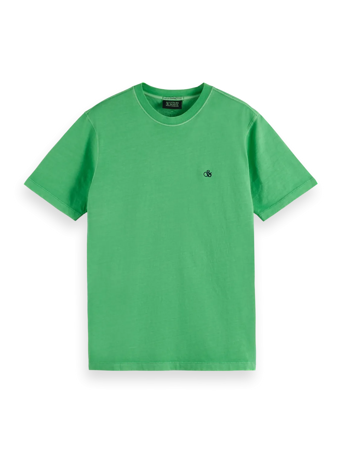 Scotch & Soda - Logo Embroidery Tee - Green or Blue