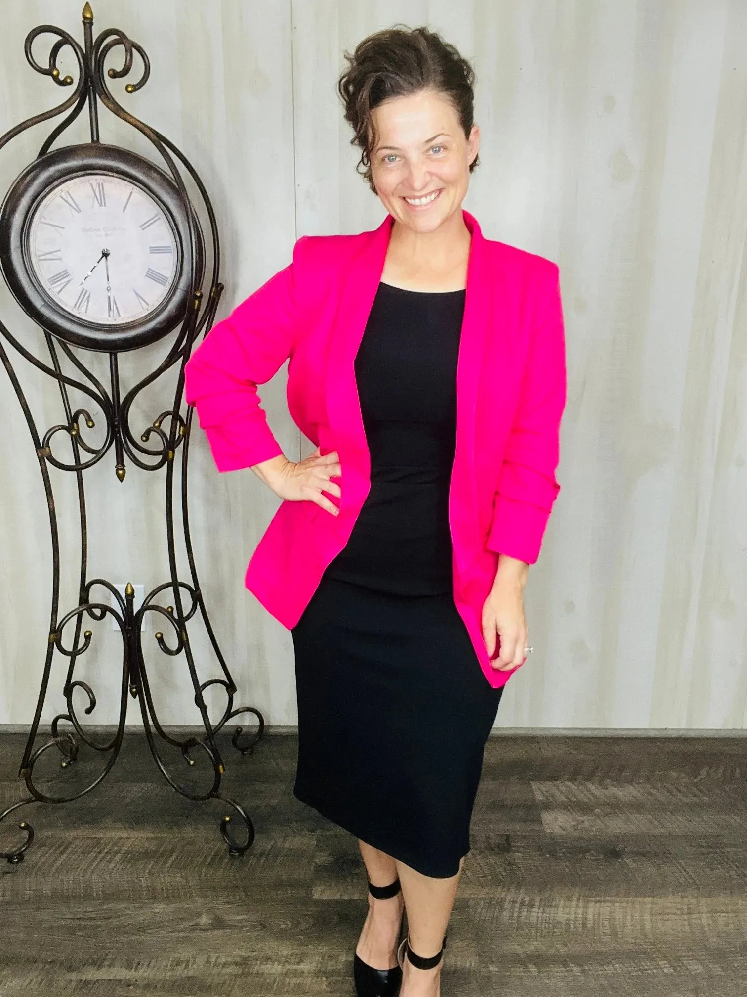 Selena Hot Pink Blazer