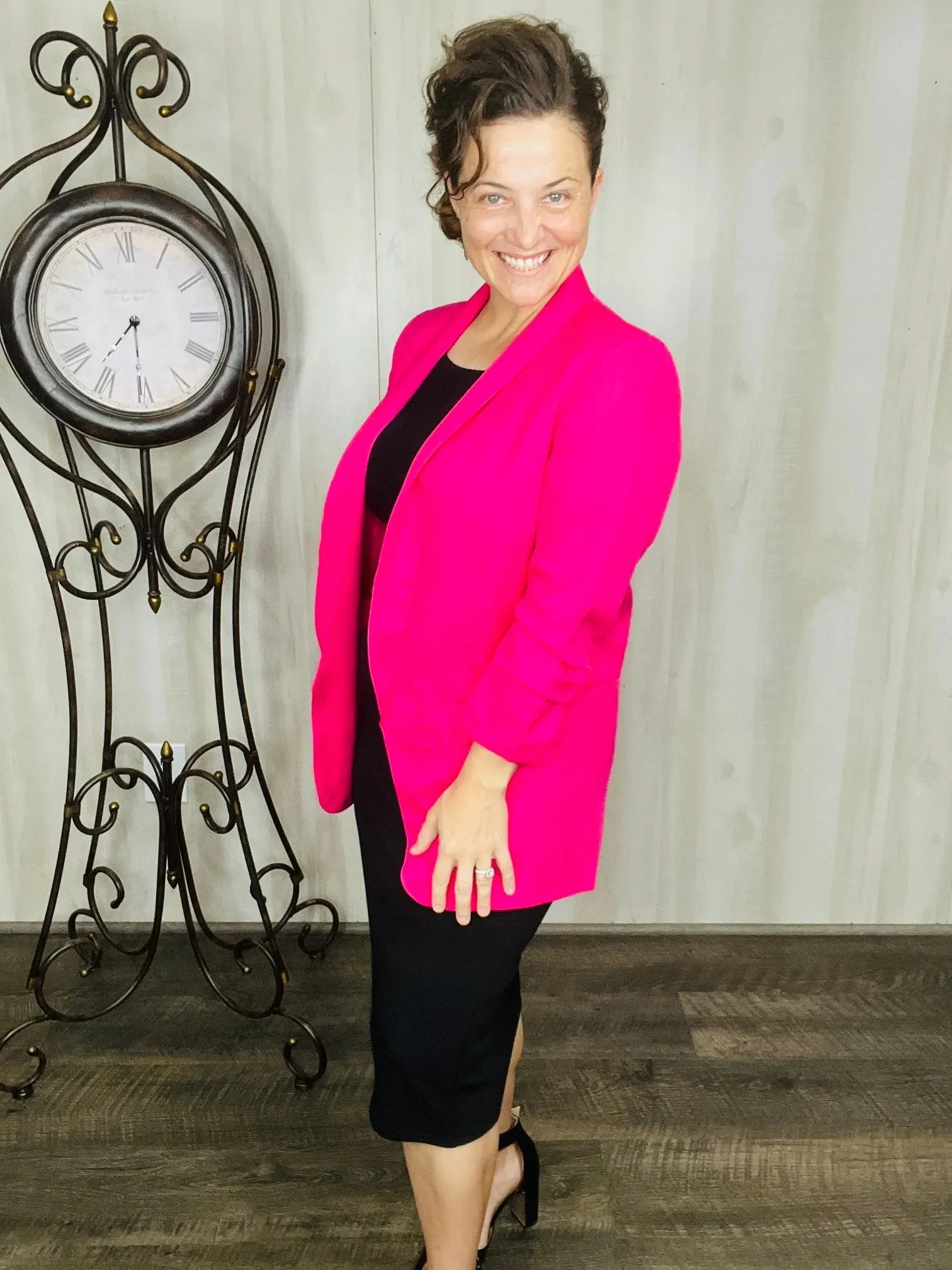 Selena Hot Pink Blazer