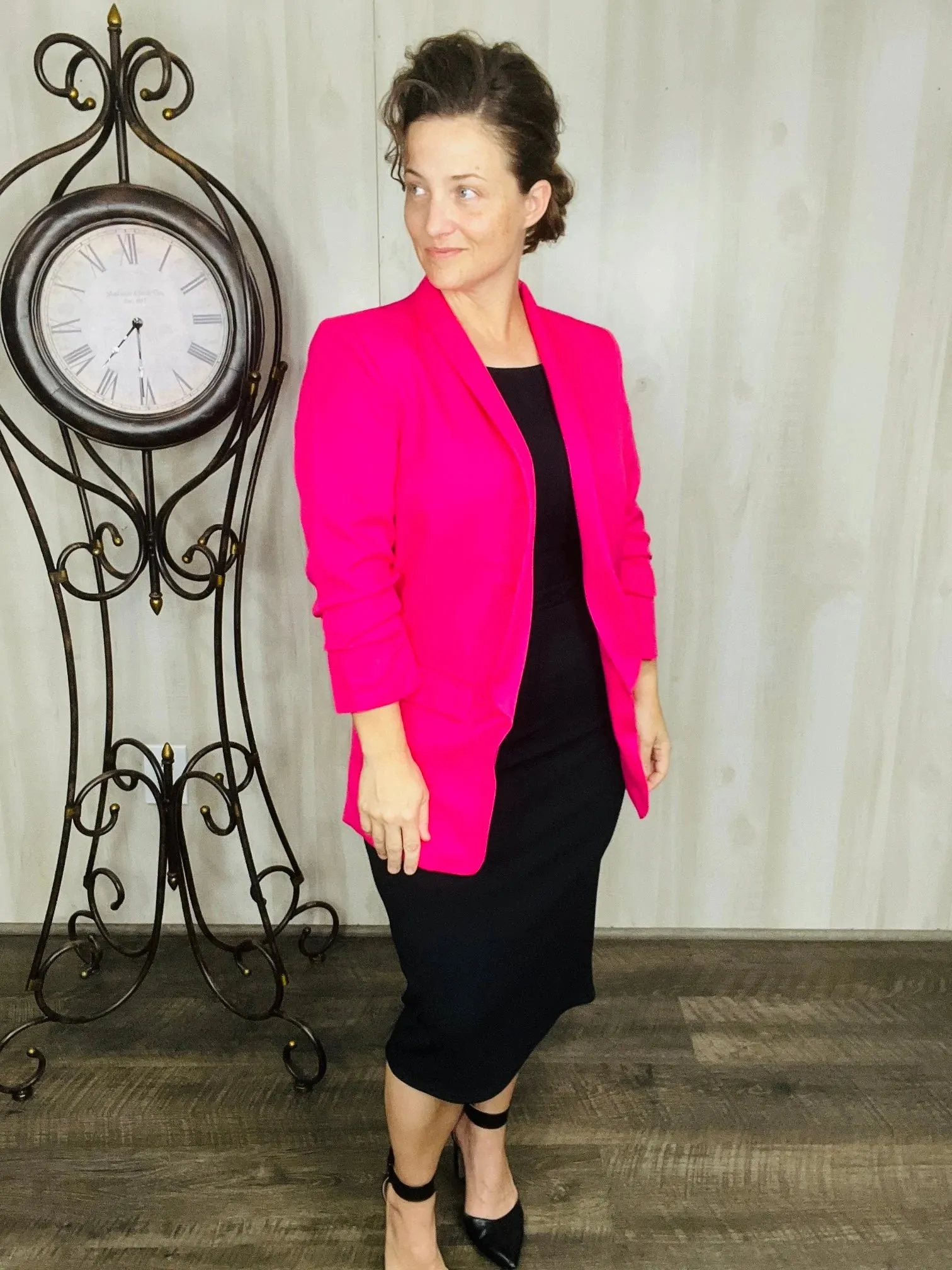 Selena Hot Pink Blazer