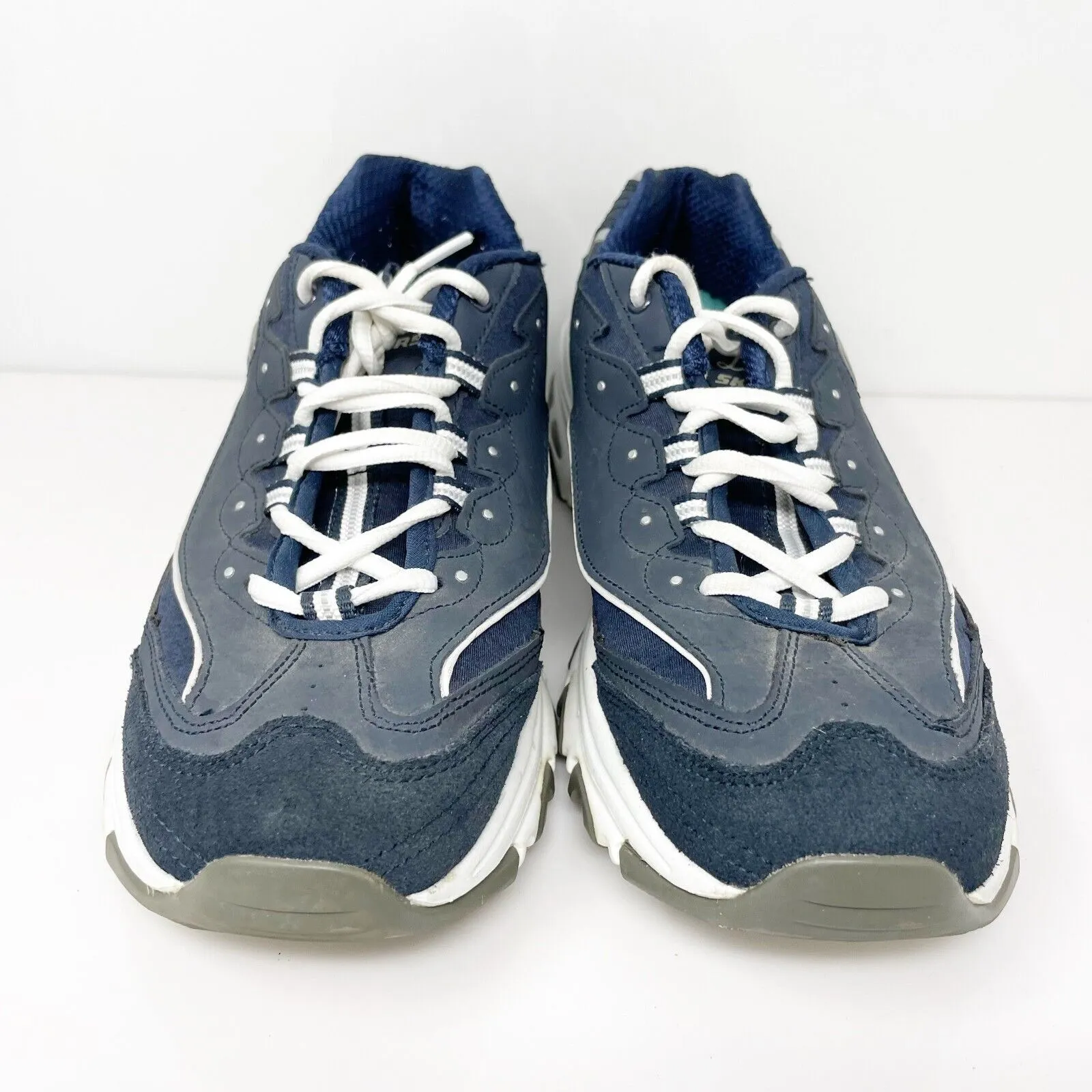 Skechers Womens D Lites 11936 Blue Casual Shoes Sneakers Size 11