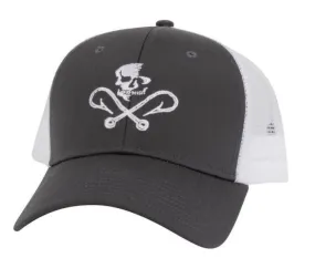 Skull and Hooks Mesh Hat