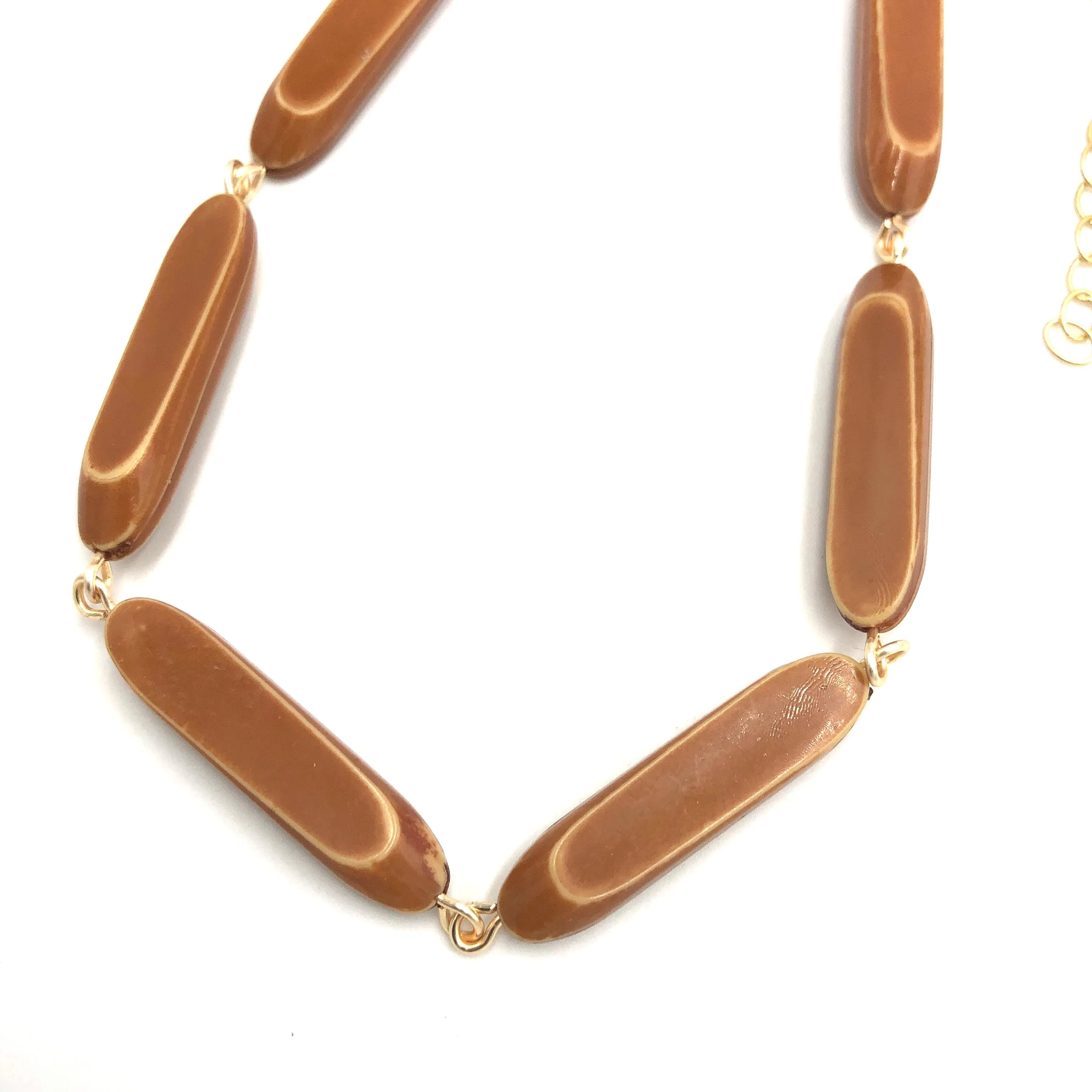 Sliced Bamboo Amelia Necklace