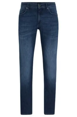 Slim-fit jeans in blue comfort-stretch denim