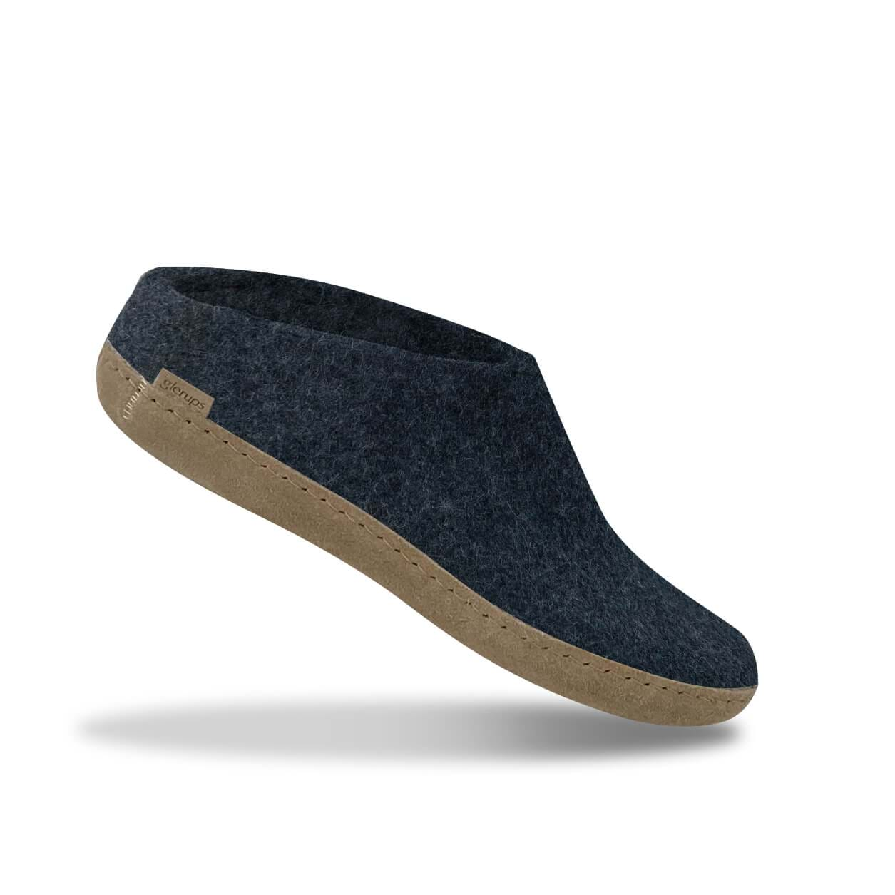 Slip-on with leather sole - Denim