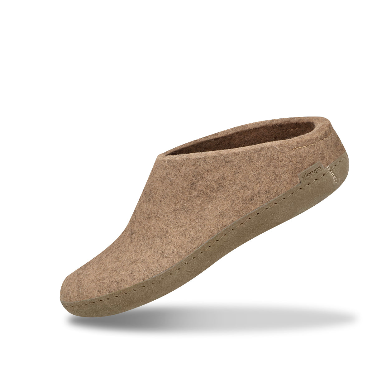 Slip-on with leather sole - Sand