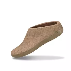 Slip-on with leather sole - Sand