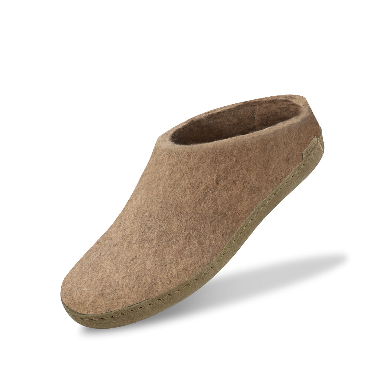 Slip-on with leather sole - Sand