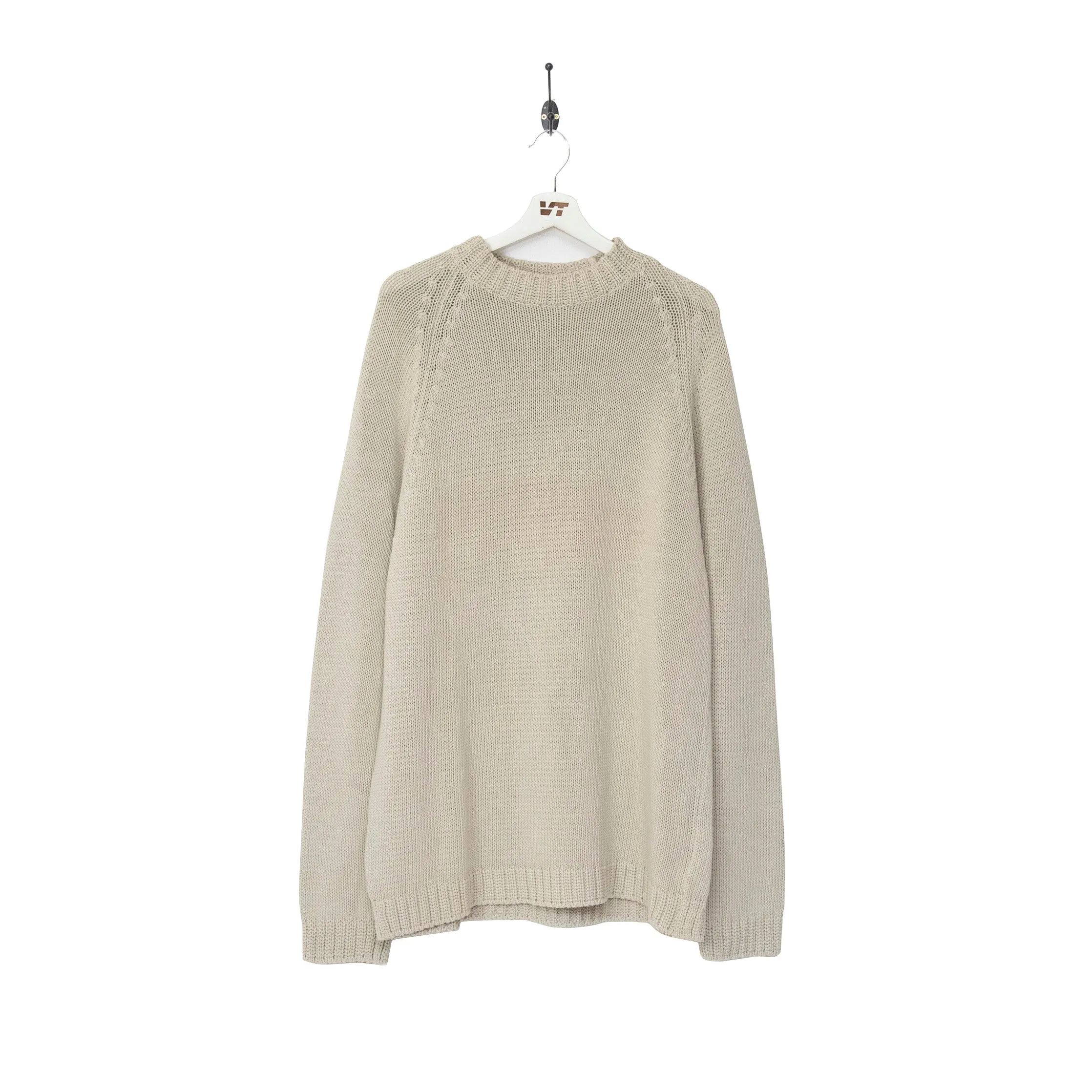 SS1997 CP Company Low Gauge Beige Cotton Knit Sweater