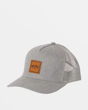 Stacked Trucker Hat - Grey Heather