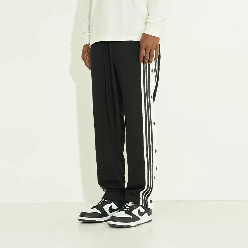 Stitching Stripes Casual Trousers