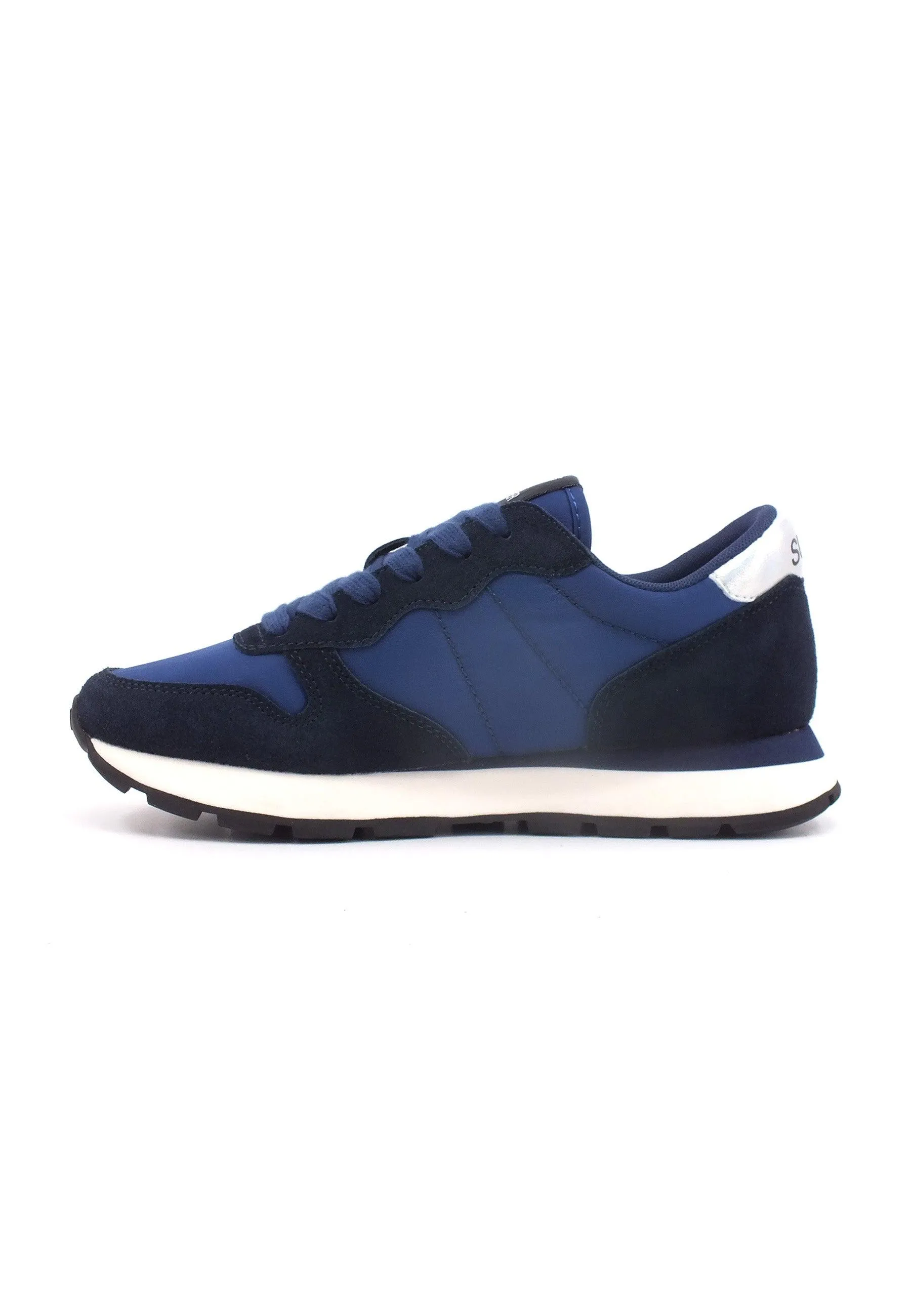 SUN68 Ally Gold Sneaker Donna Navy Blue Z43202