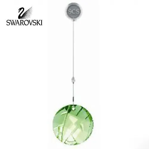 Swarovski Crystal SCS 2008 Bamboo Ornament Green Window Suncatcher #905542