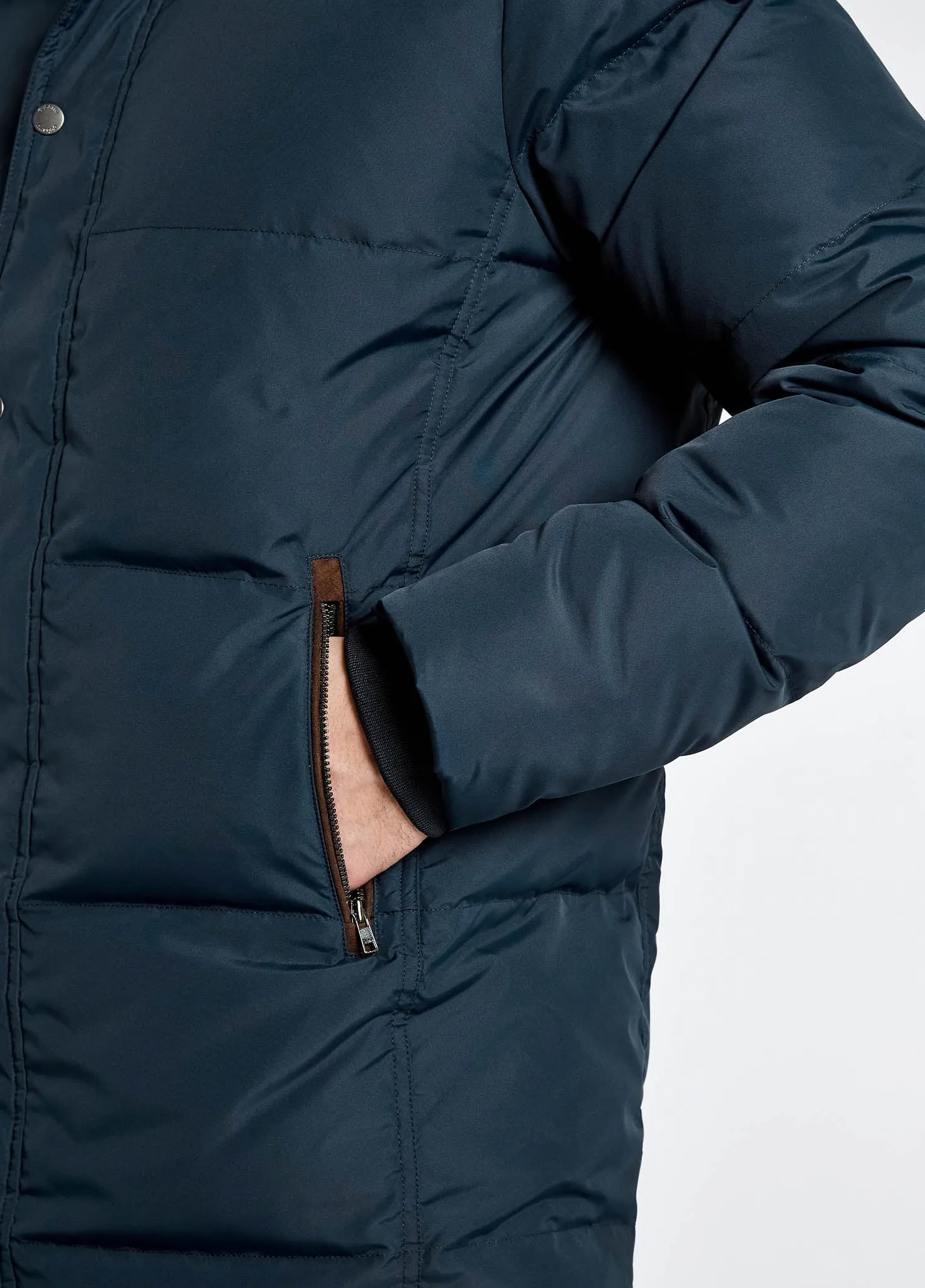 Talbot Down Filled Jacket - Navy