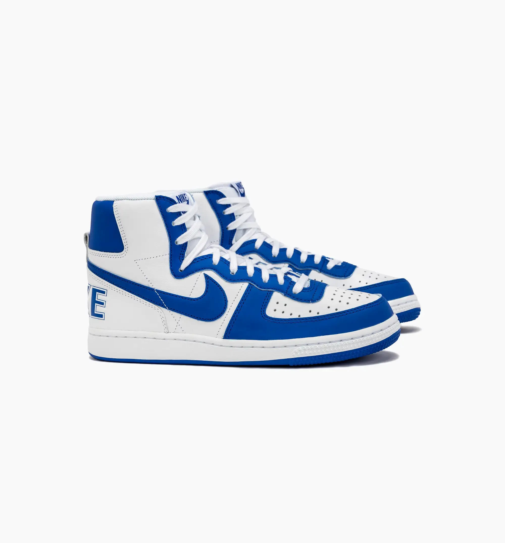 Terminator High Game Royal Mens Lifestyle Shoe - White/Blue