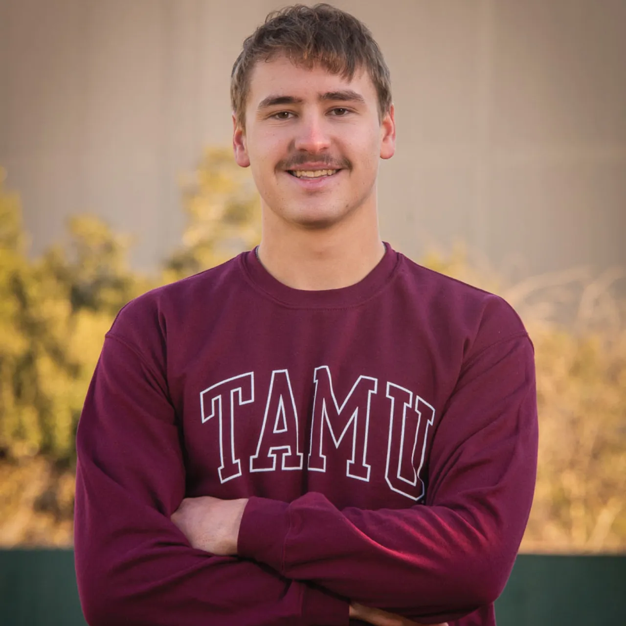 Texas A&M TAMU Arch Crewneck Maroon Sweater