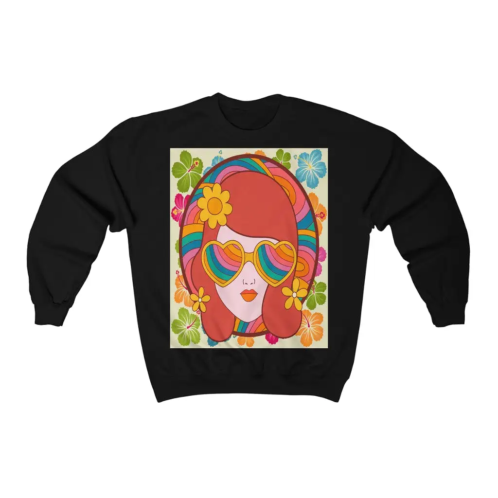 That 70s Girl HD Crewneck Sweatshirt