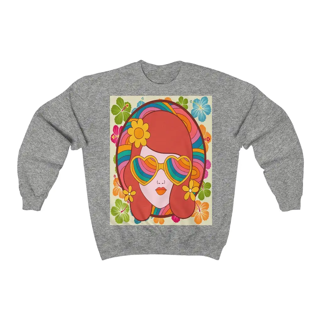 That 70s Girl HD Crewneck Sweatshirt