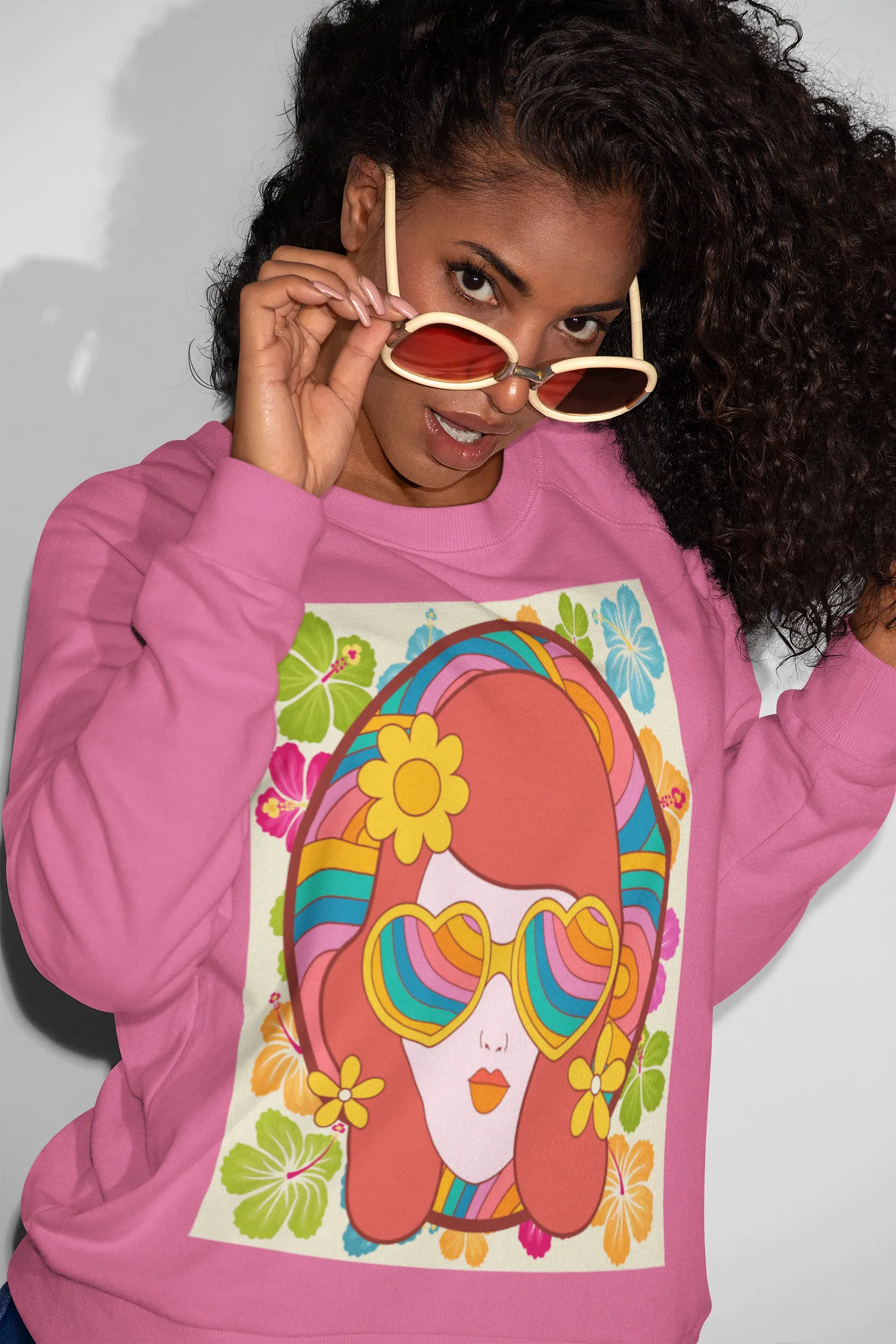 That 70s Girl HD Crewneck Sweatshirt