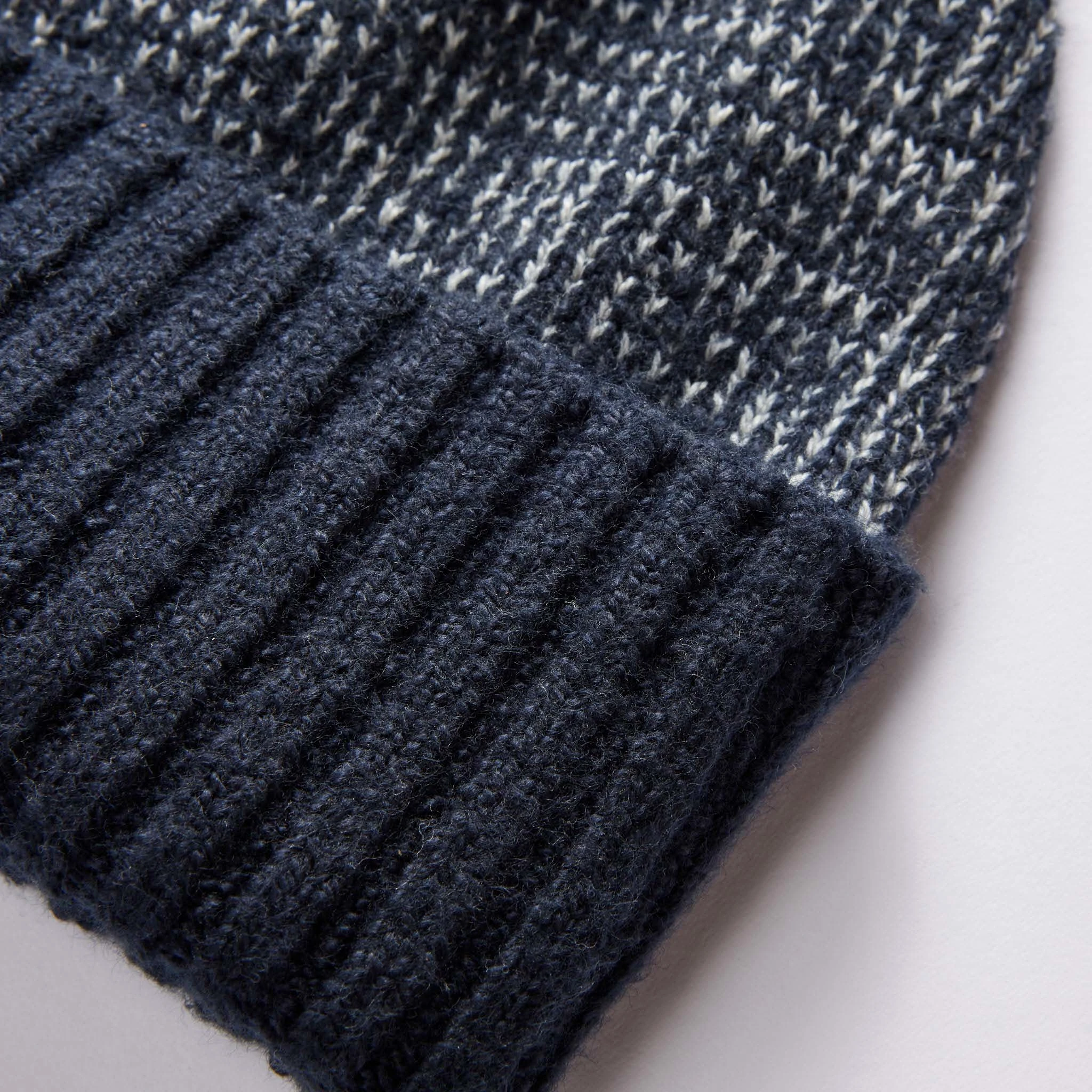 The Headland Beanie in Dark Navy