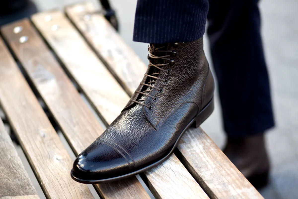 The Jackman Cap-Toe Boot - Chocolate