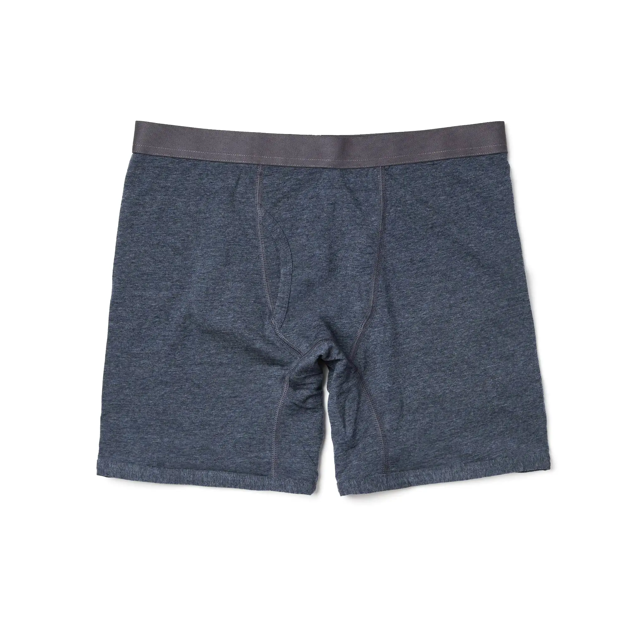 The Merino Boxer in Heather Navy