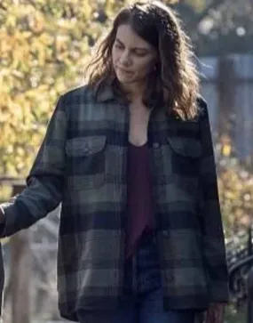 The Walking Dead S10 Lauren Cohan Plaid Jacket | Ujackets.com -45%Off