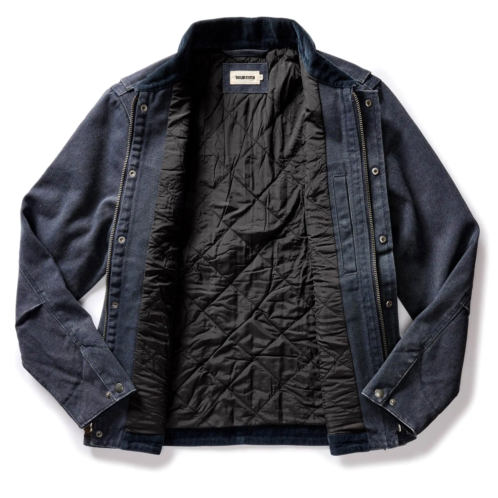 The Workhorse Jacket in Navy Chipped Canvas