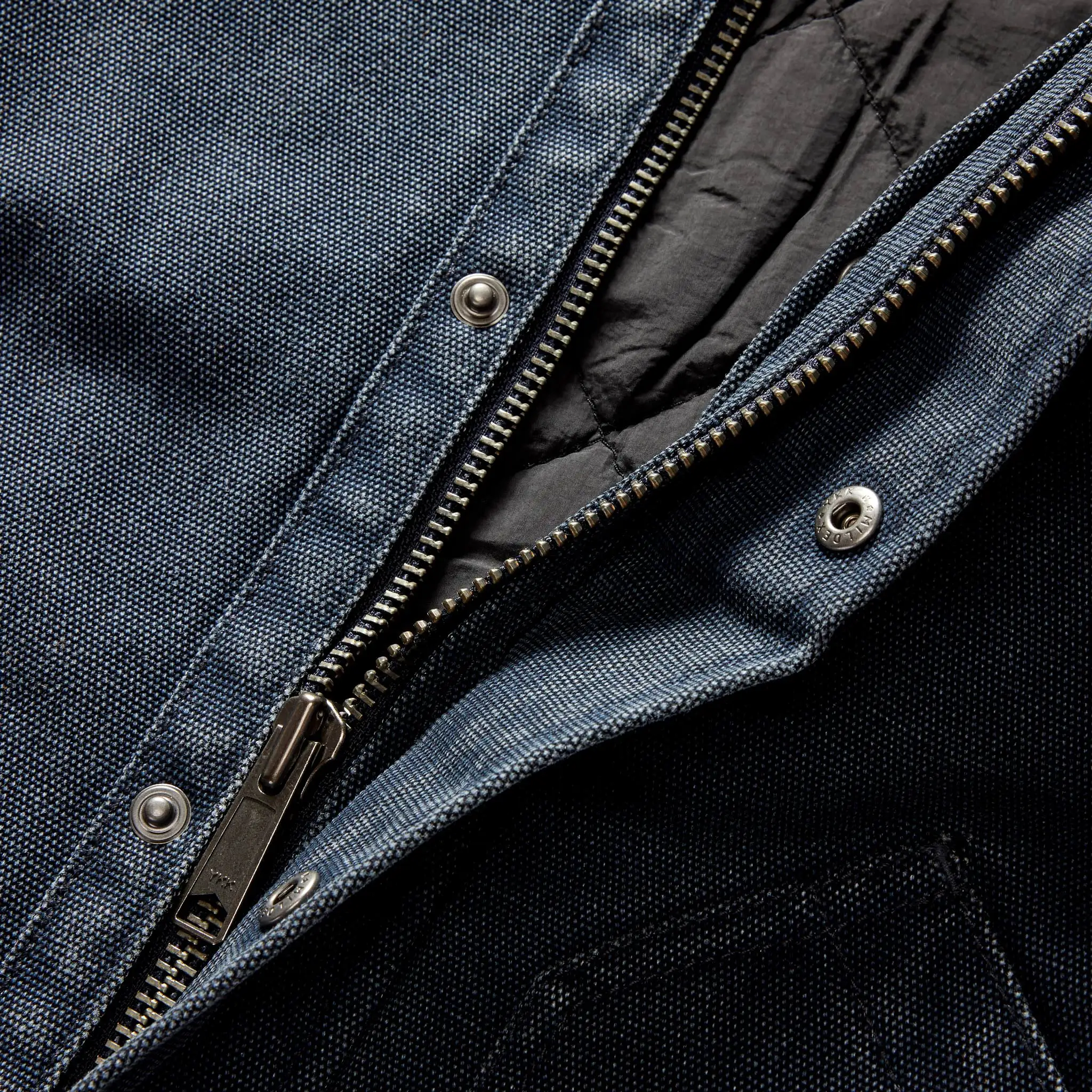 The Workhorse Jacket in Navy Chipped Canvas