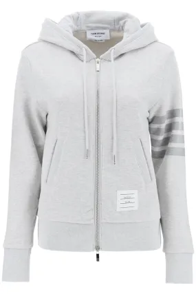 Thom Browne    Thom Browne 4 Bar Hoodie With Zipper And