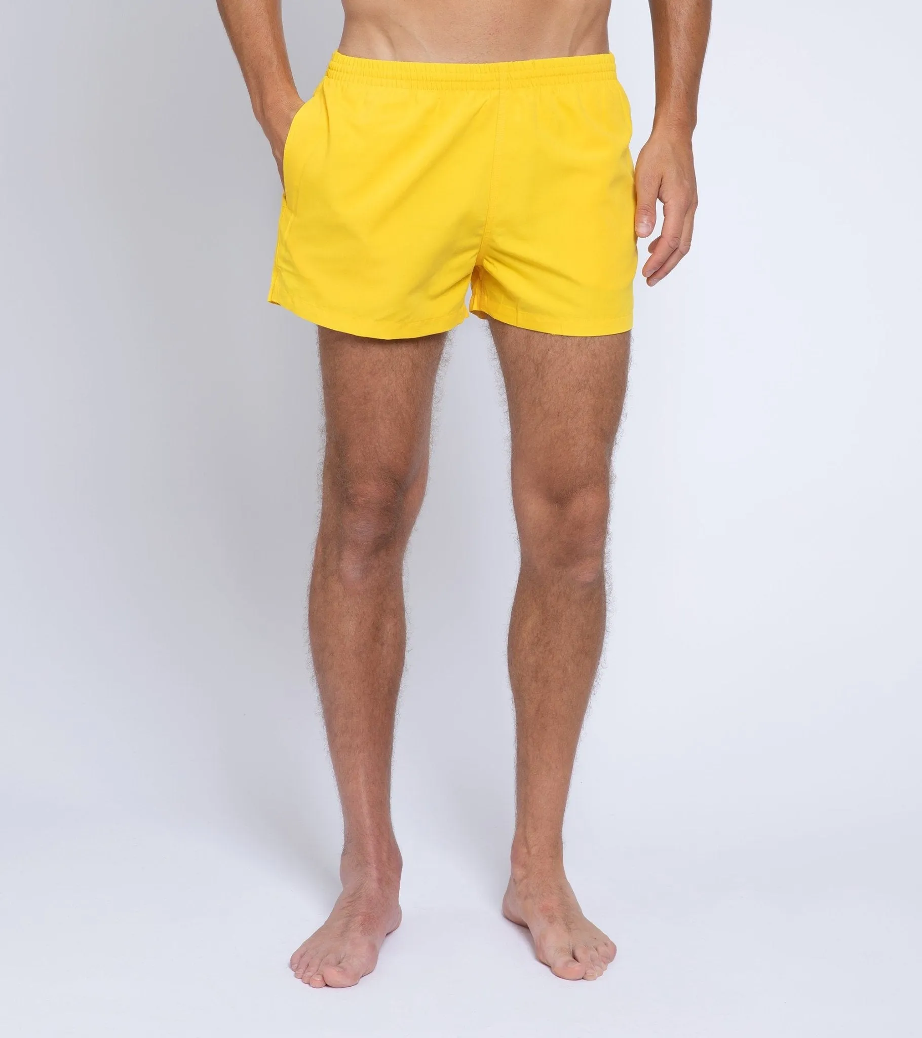 Timo Prep Nylon Swim Shorts: Yellow