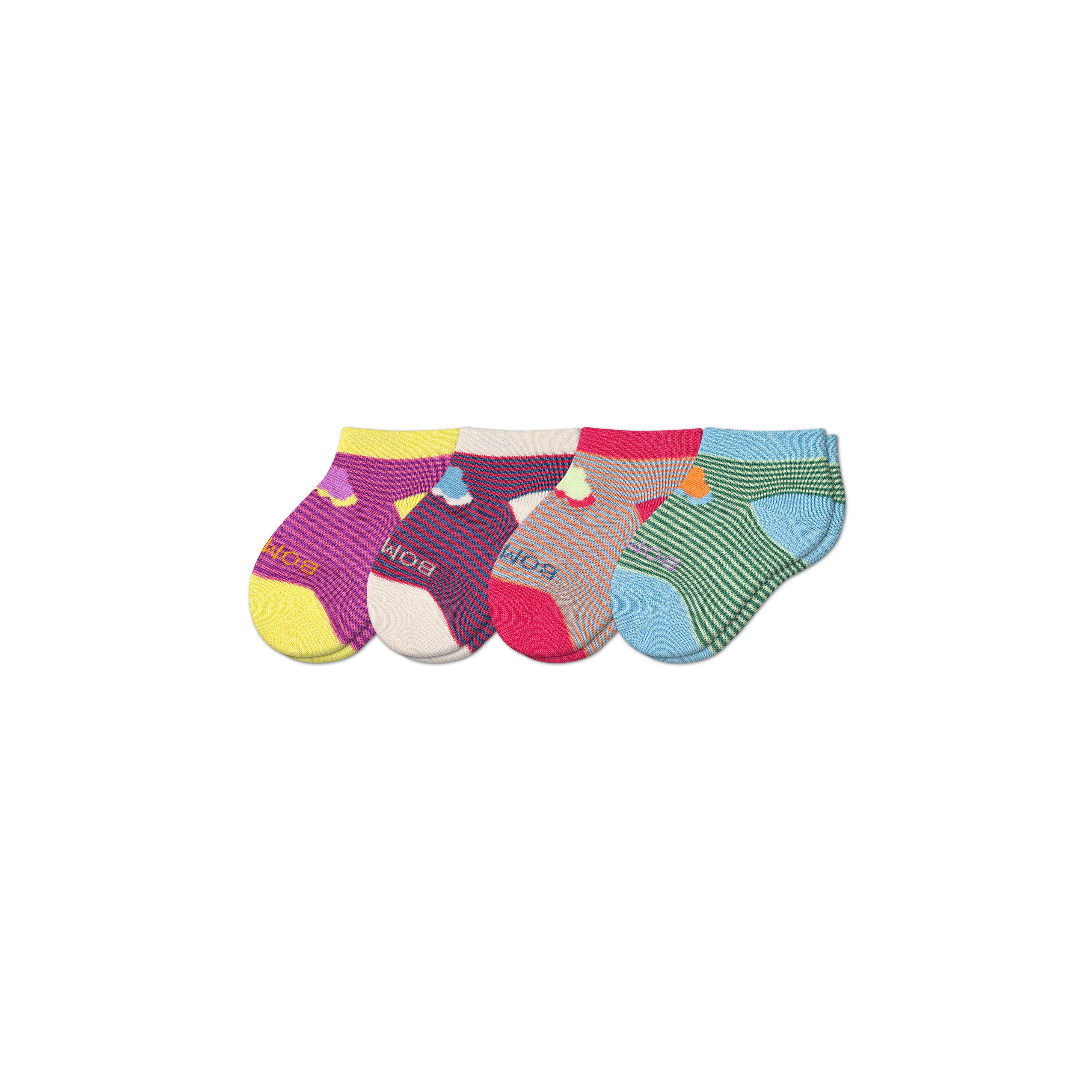 Toddler Lightweight Ankle Sock 4-Pack