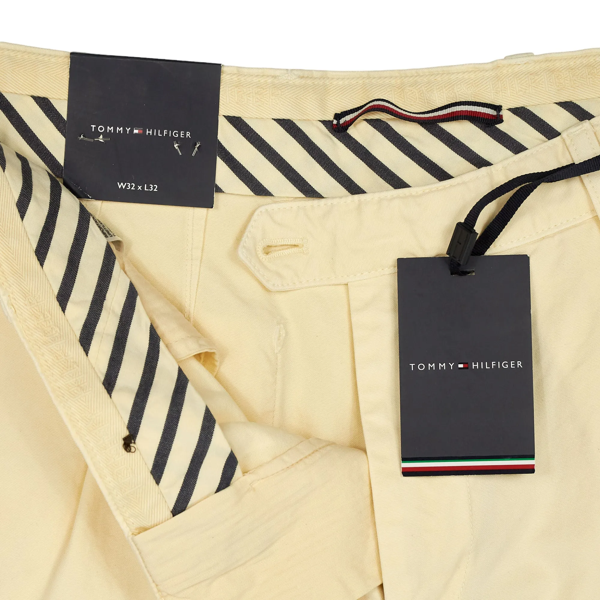 Tommy Hilfiger Cream Casual Trousers