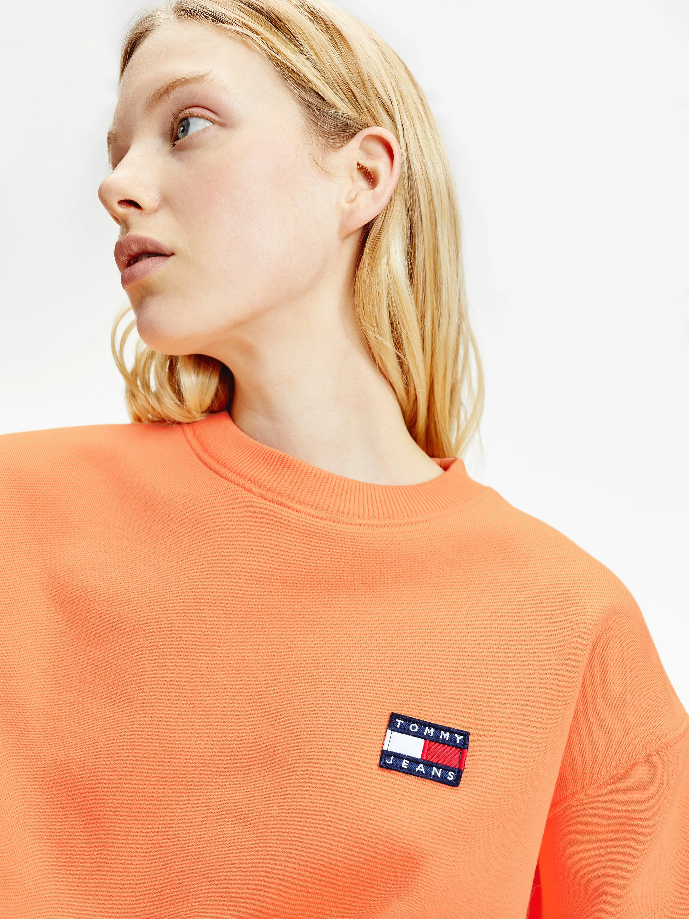 Tommy Jeans Badge Crew Sweatshirt | Sweatshirts & Hoodies | Tommy Hilfiger