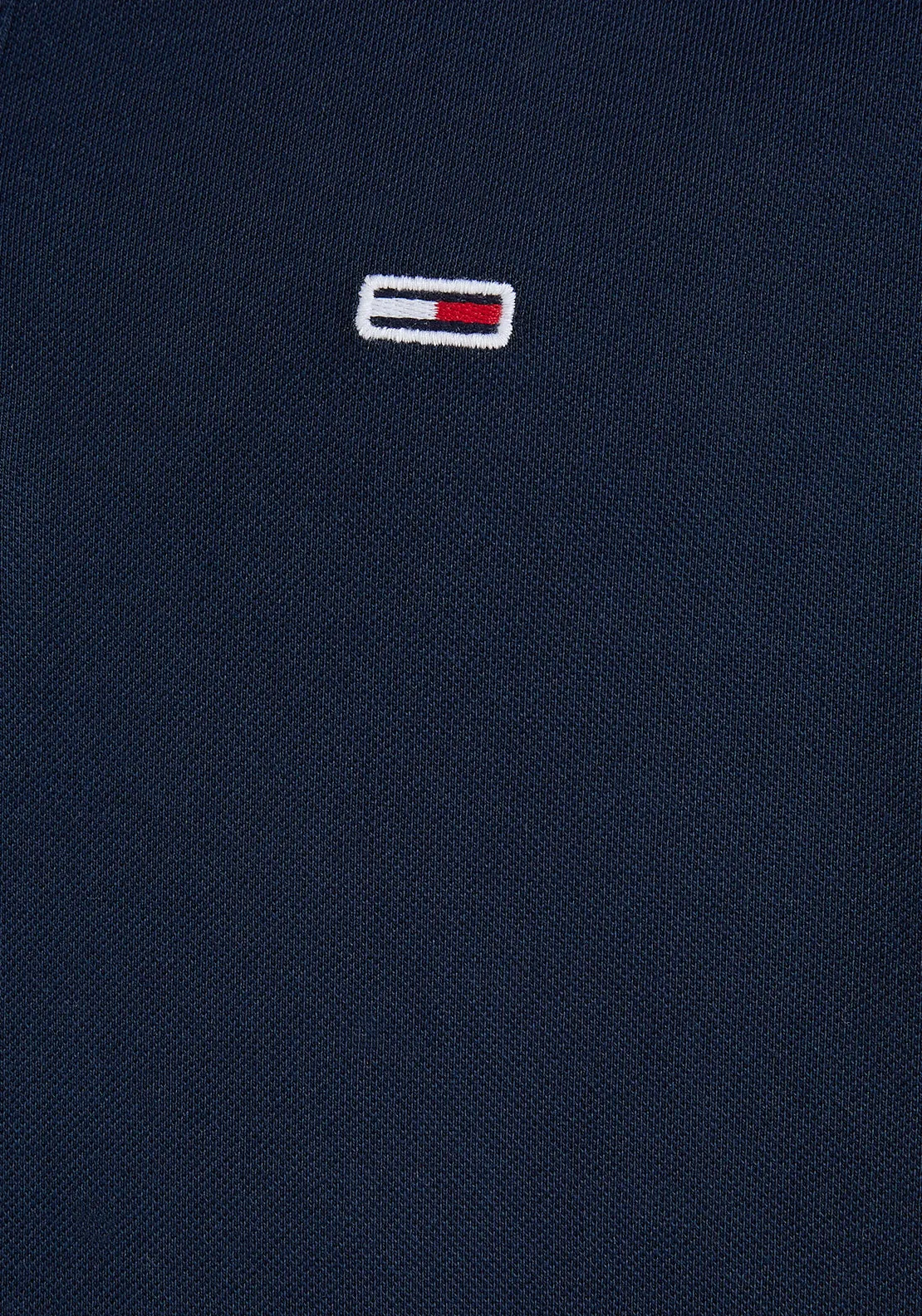 Tommy Jeans Tipped Collar Polo Shirt, Dark Night Navy